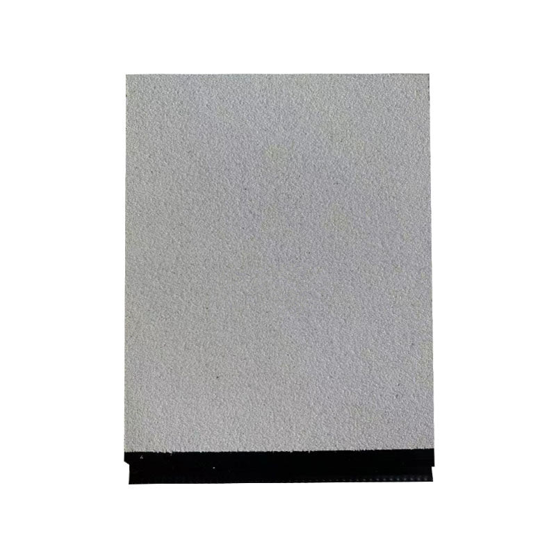 Carved metal plate with real stone lacquer